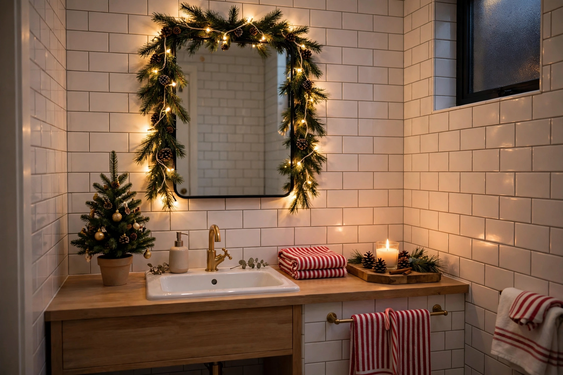 The Bathroom Got Christmas Last — and Nearly Lost It to a Mop Bucket